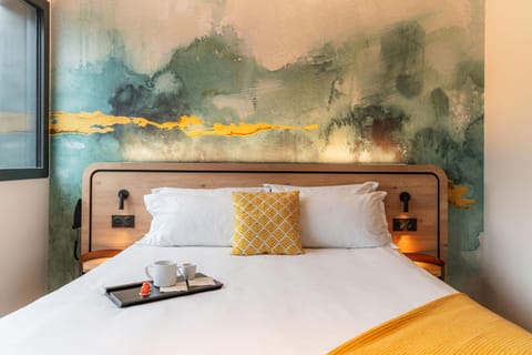 Bed, Decorative detail, Bedroom