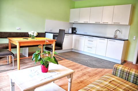 Kitchen or kitchenette, Living room, Dining area