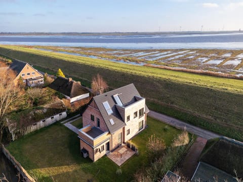 Property building, Natural landscape, Bird's eye view, River view