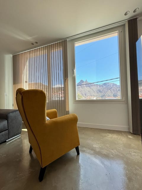 Natural landscape, Living room, Seating area, Mountain view