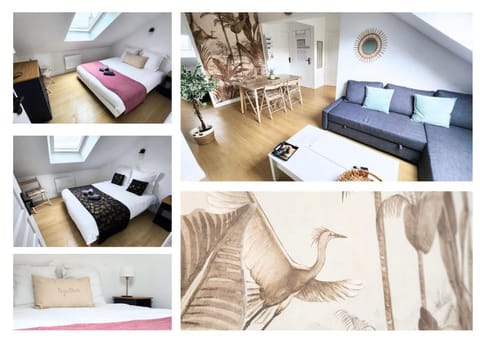 Bed, Living room, Photo of the whole room, Seating area, Bedroom