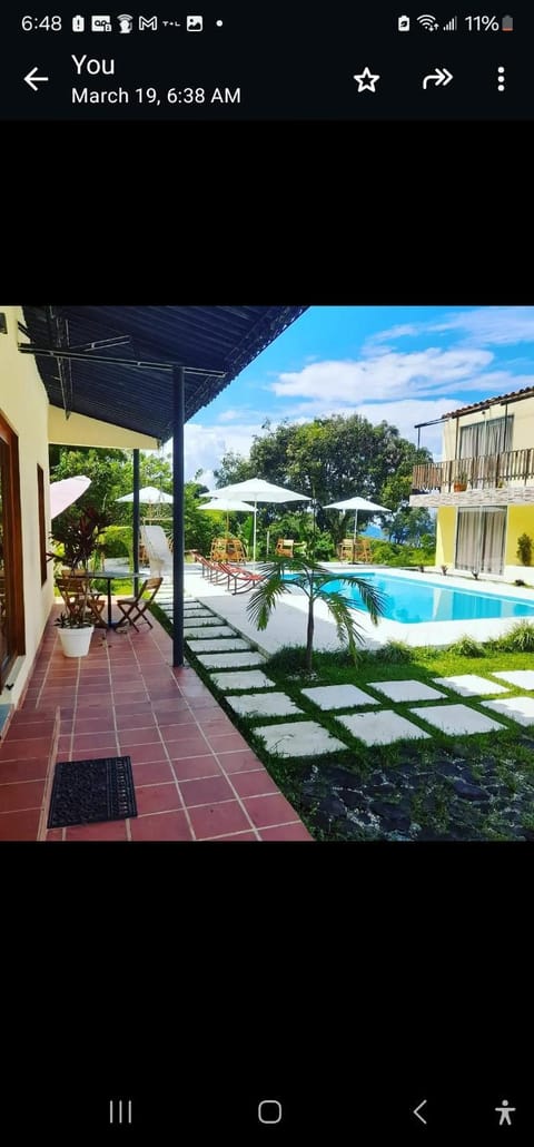 Shower, Patio, Bathroom, Balcony/Terrace, Mountain view, Pool view