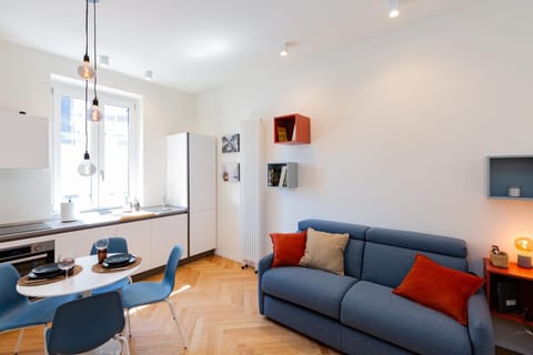 Kitchen or kitchenette, Living room, Dining area