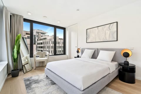 Bed, Living room, Photo of the whole room, Seating area, Bedroom, hair dryier, towels, wardrobe