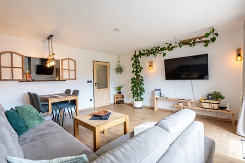 Living room, Seating area, Mountain view