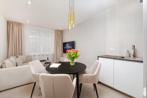 TV and multimedia, Kitchen or kitchenette, Living room, Seating area, Dining area