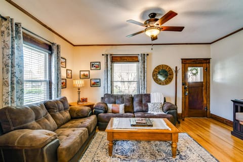 Charming Winterset Vacation Rental with Yard and Patio House in Iowa