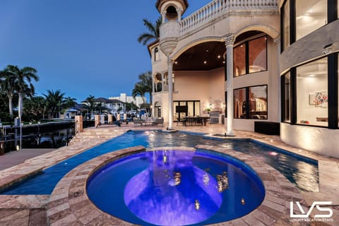 Villa Rhodes Palatial Waterfront Beach Estate House in Delray Beach