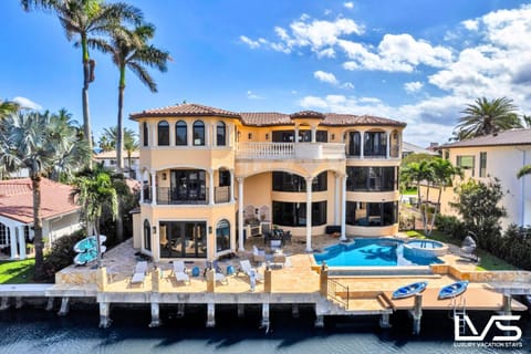 Villa Rhodes Palatial Waterfront Beach Estate House in Delray Beach