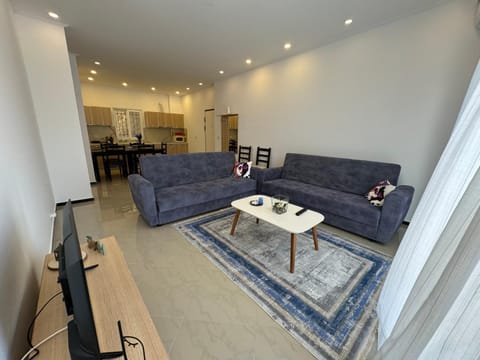 TV and multimedia, Kitchen or kitchenette, Living room, Seating area