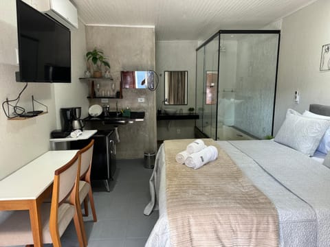 Bed, Hot Tub, TV and multimedia, Photo of the whole room, Bedroom, minibar, air conditioner