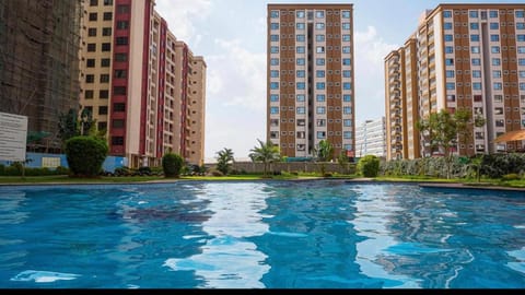 Property building, Pool view, Swimming pool