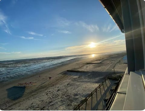 Day, Natural landscape, Beach, Sea view, Sunset