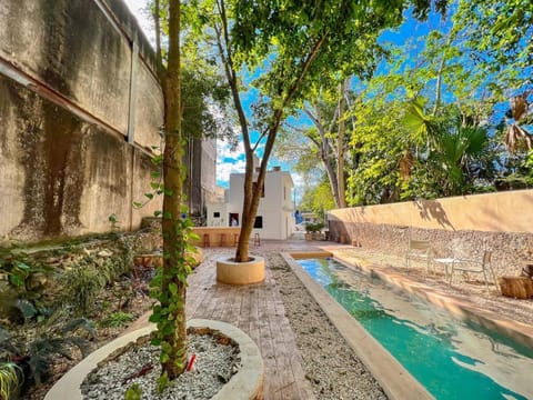 Property building, Spring, Day, Garden, Garden view, Pool view, Swimming pool, Swimming pool