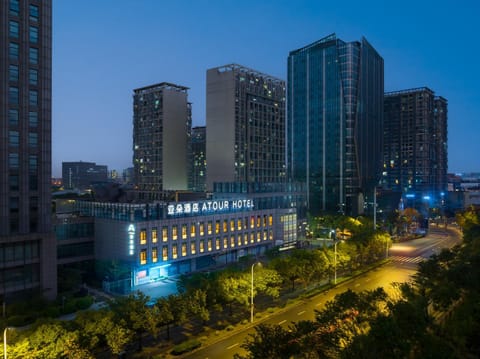 Property building, Night, City view, Location