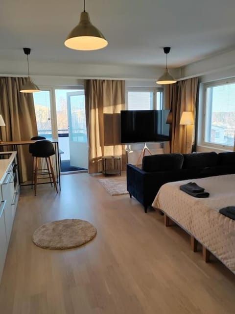 Keskustan tyylikkäin studio omalla autopaikalla Apartment in Finland