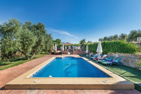 Property building, Living room, Swimming pool
