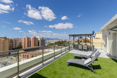 Natural landscape, View (from property/room), Balcony/Terrace, Sea view, Sea view, sunbed
