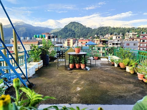 Patio, Balcony/Terrace, Mountain view