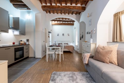 Kitchen or kitchenette, Living room, Dining area