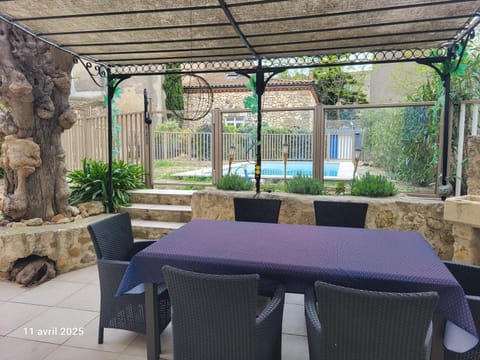 Patio, Balcony/Terrace, Dining area, Pool view
