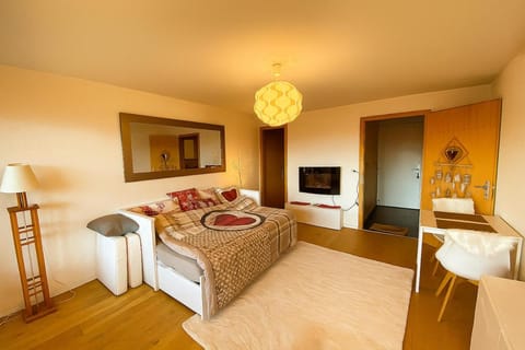 Studio cosy au calme avec terrasse vue sur Alpes Apartment in Crans-Montana