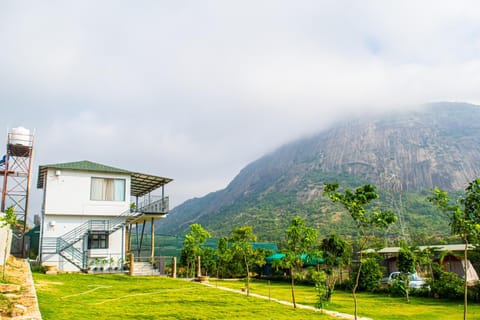 Property building, Natural landscape, Mountain view