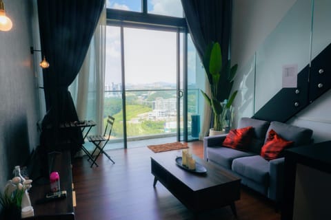 View (from property/room), Balcony/Terrace, Living room, Seating area