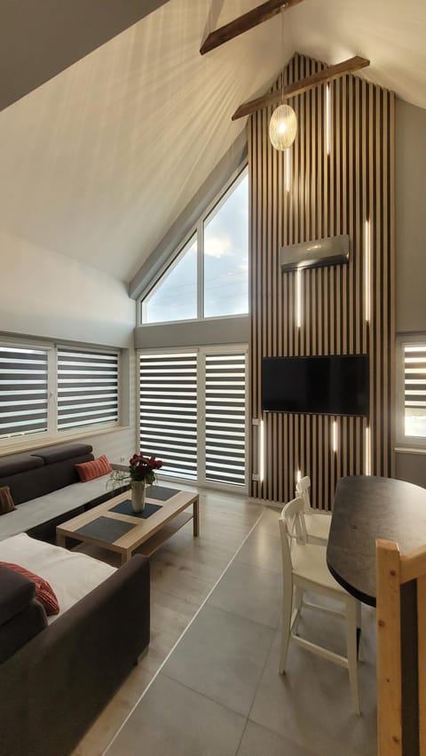 Bed, Balcony/Terrace, Living room, Photo of the whole room, Seating area, air conditioner, air conditioner