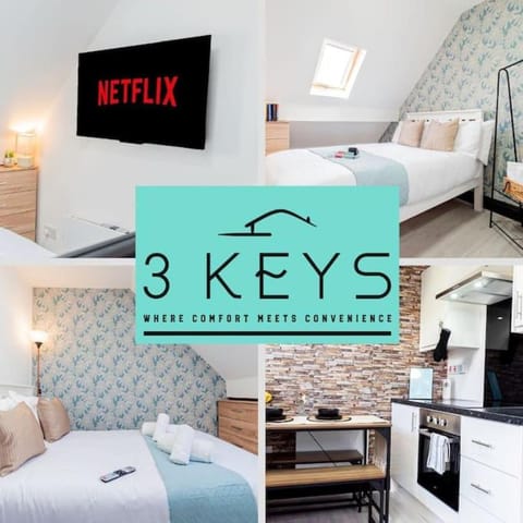 Contractors monthly discounts - WIFI - 5mins to Airport, HS2 & NEC Apartment in Solihull