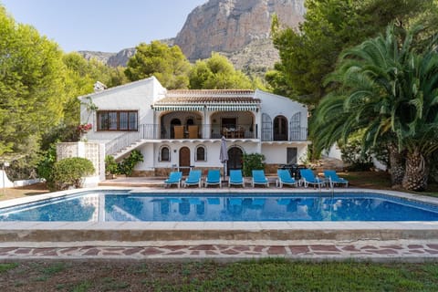 Property building, Living room, Swimming pool