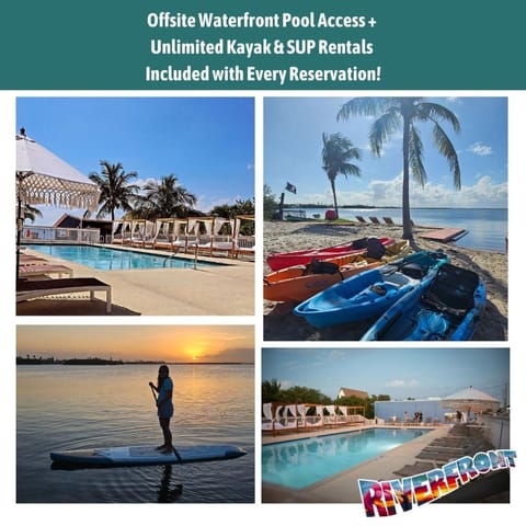 Laid-Back Bungalow 25 Blocks to Beach with Pool, Kayak and SUP Access House in Cape Canaveral