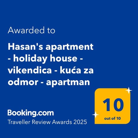 Hasan's apartment - holiday house - vikendica - kuća za odmor - apartman Apartment in Federation of Bosnia and Herzegovina