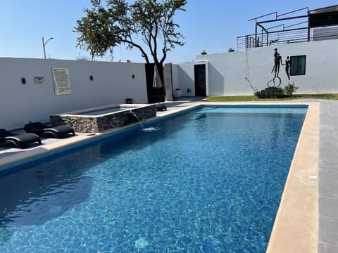 Pool view, Swimming pool, sunbed