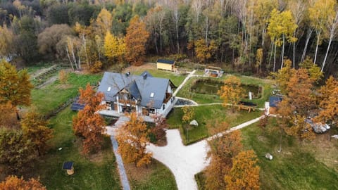 Property building, Natural landscape, Bird's eye view, Garden