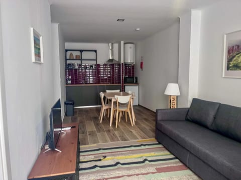 Kitchen or kitchenette, Living room, Dining area