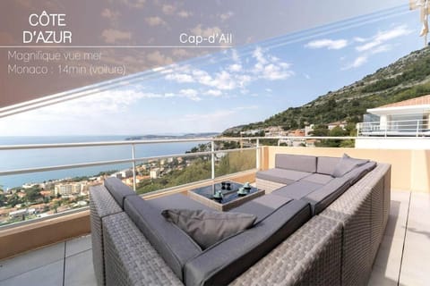 Magnifique appartement vue mer, piscine, garage Apartment in Cap-d'Ail