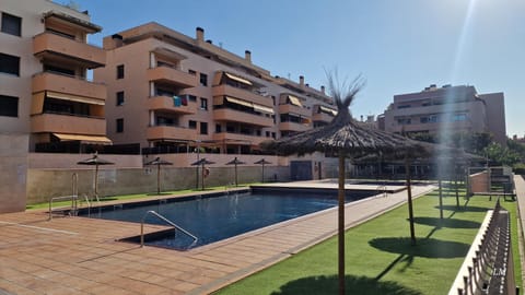 Property building, Pool view, Swimming pool