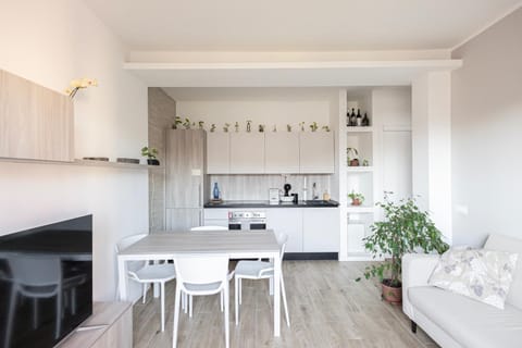 Living room, kitchen
