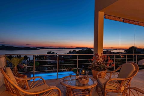 Amazing Mediterranean view Villa Oliva Zaboric Villa in Šibenik-Knin County, Croatia