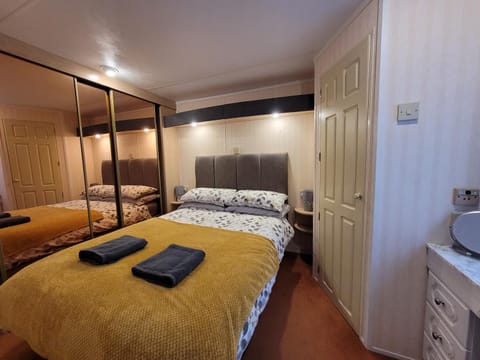 Caravan on a working Farm Campground/
RV Resort in Wales