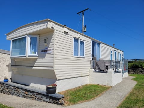 Caravan on a working Farm Campground/
RV Resort in Wales