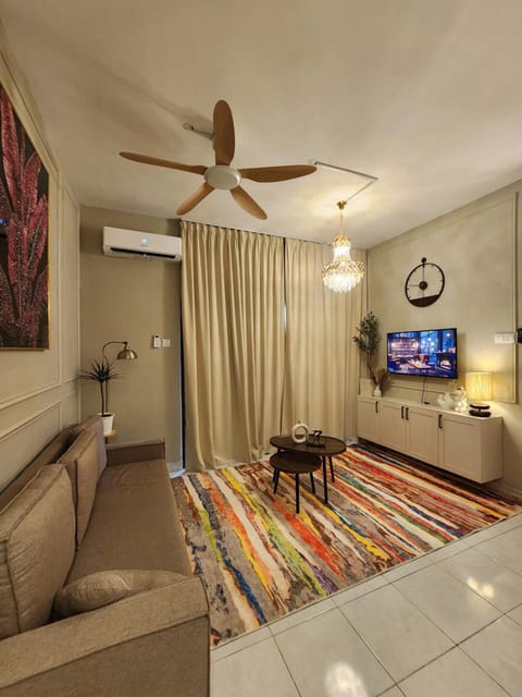 TV and multimedia, Living room, Seating area, fireplace, air conditioner