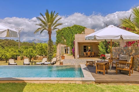 Property building, Living room, Swimming pool
