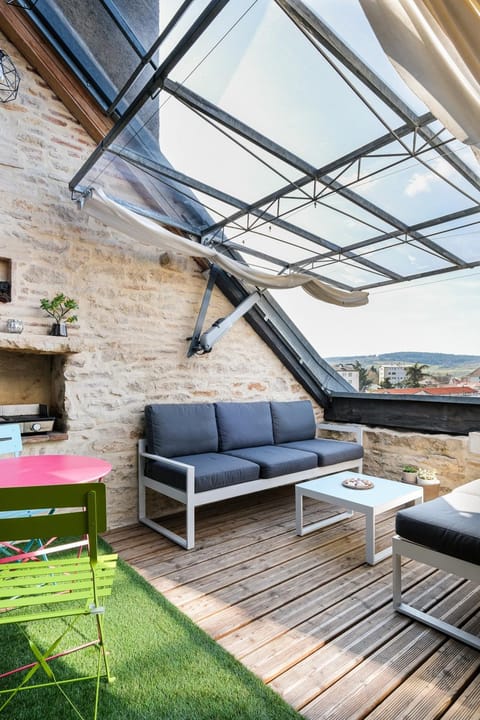 Day, View (from property/room), Balcony/Terrace, Living room