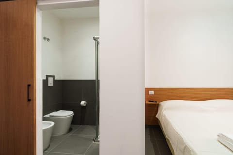 Toilet, Bed, Bathroom, Photo of the whole room, Bedroom, bidet, towels