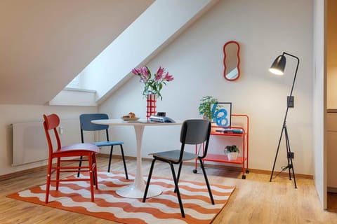 Living room, Seating area, Dining area