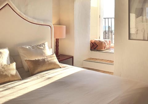 Bed, Bird's eye view, Balcony/Terrace, City view