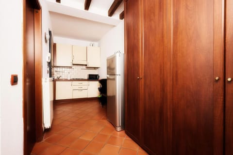 Kitchen or kitchenette, wardrobe