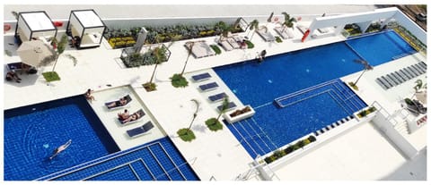 Bird's eye view, Pool view, Swimming pool
